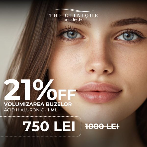 Volumizarea buzelor acid hialuronic 1 ml