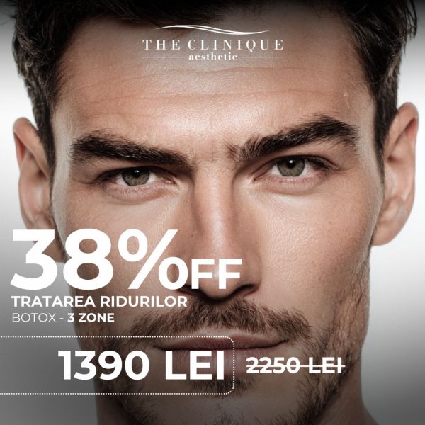 Tratarea ridurilor Botox 3 zone