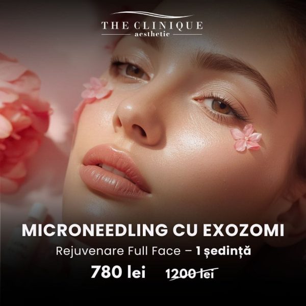 Microneedling cu Exozomi Rejuvenare Full Face - 1 ședință