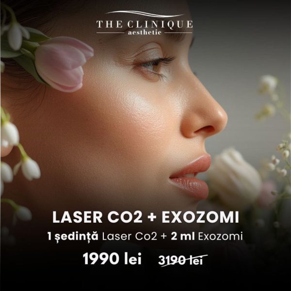 Laser Co2 1 ședință + 2 ml. Exozomi
