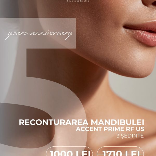Reconturarea Mandibulei - Accent Prime RF US, 3 ședințe