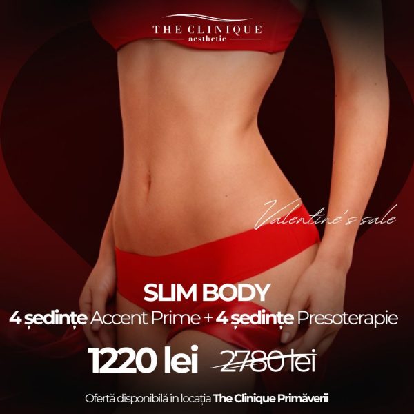 Slim Body - 4 ședințe Accent Prime și 4 ședințe Presoterapie - Primăverii