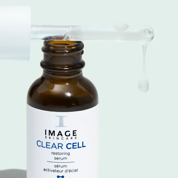 Ser restaurator pentru tenul gras Image Clear Cell Restoring Serum - imagine 2