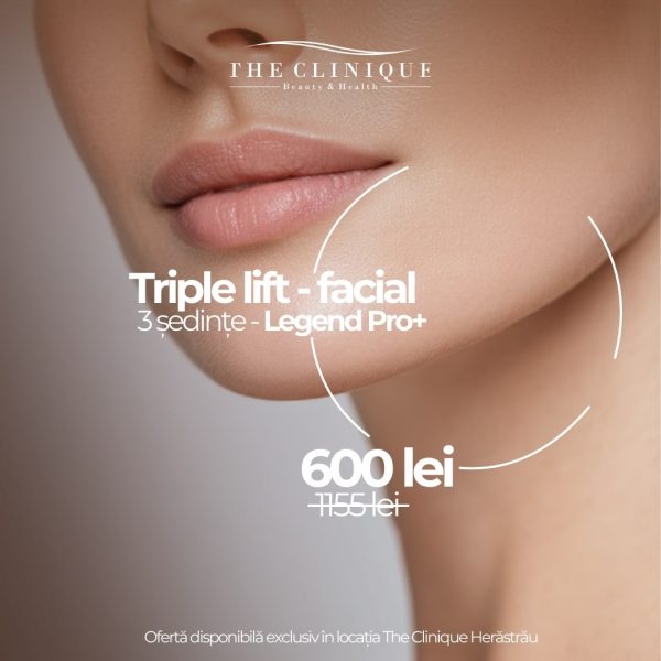 Triple lift facial - 3 ședințe Legend+