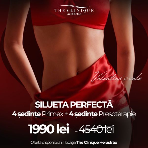 Silueta perfectă - 4 ședințe Primex și 4 ședințe Presoterapie